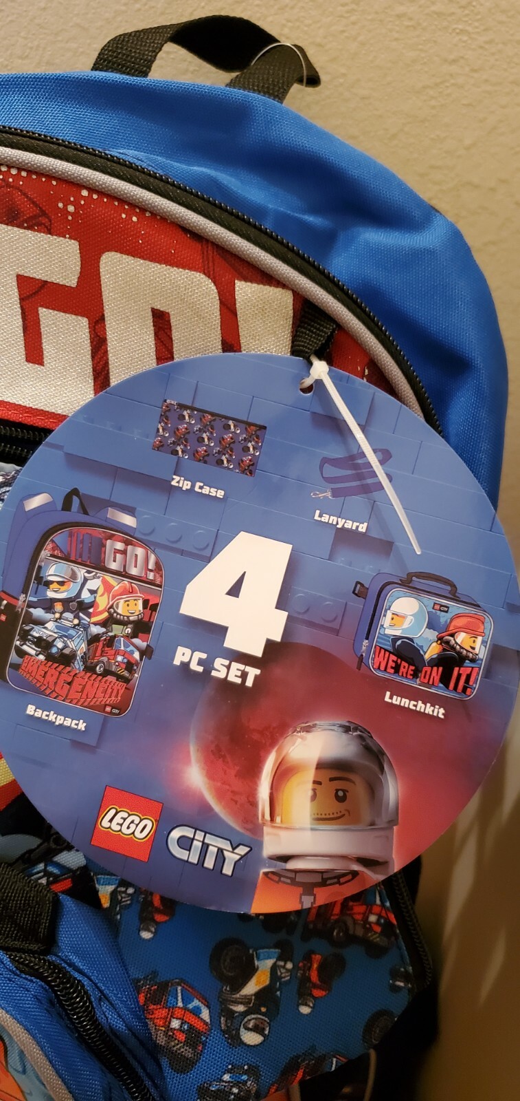 lego police backpack